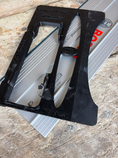 TOOLAX adaptor for Milwaukee M18 CCS55 Adaptor base / Skid plate for Circular Saw to fit Bosch Guide rail