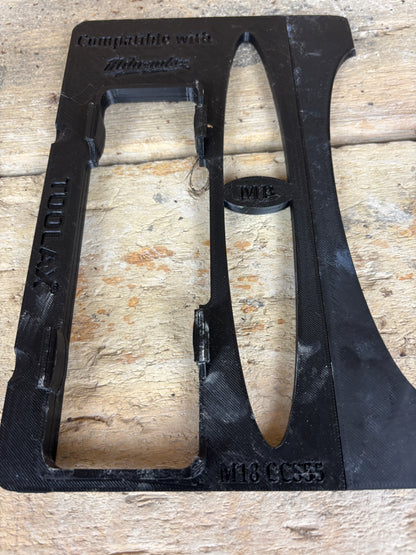 TOOLAX adaptor for Milwaukee M18 CCS55 Adaptor base / Skid plate for Circular Saw to fit Bosch Guide rail