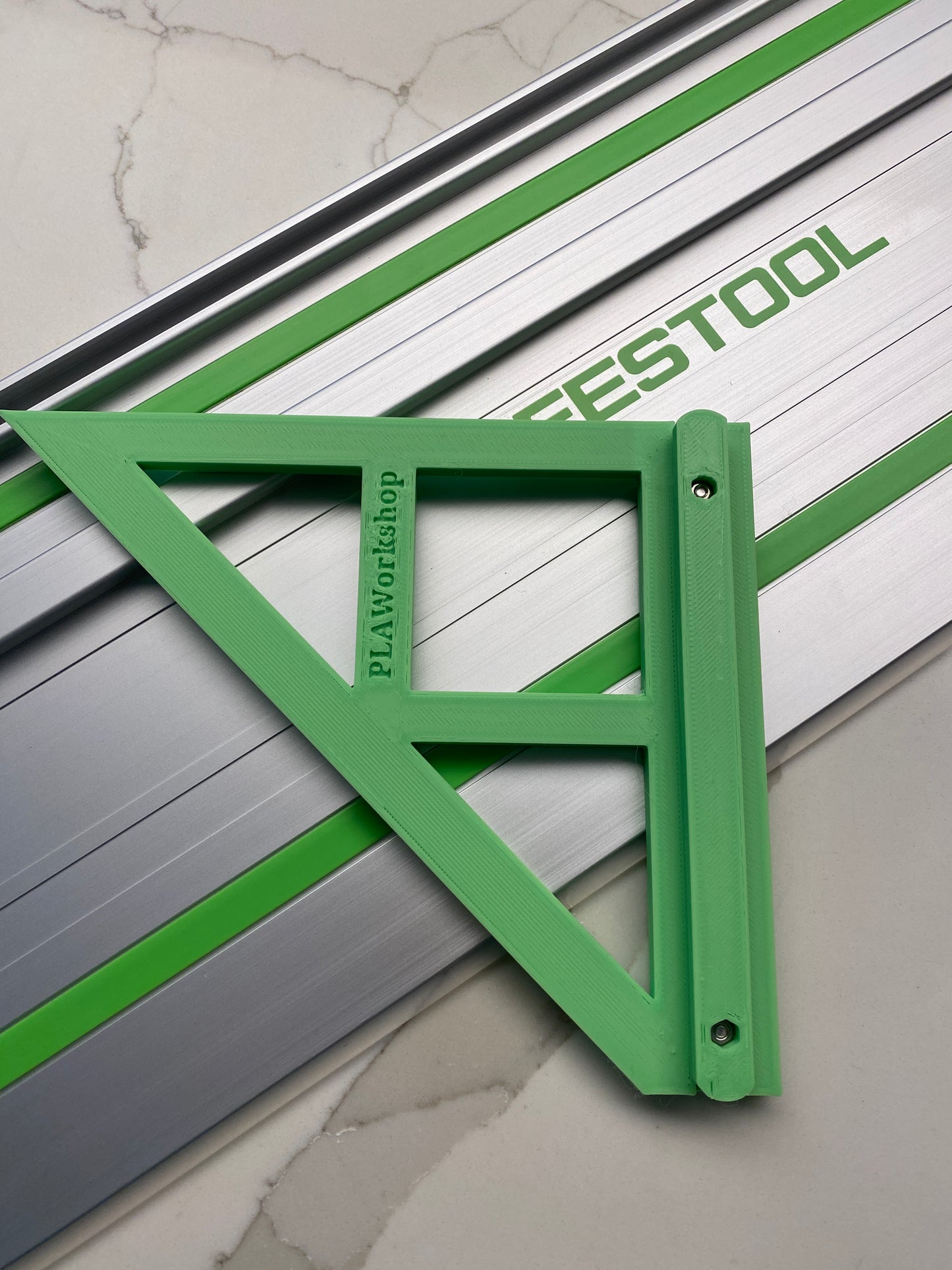 Large Angle Bevel Rail Guide With 45 & 90 Degree Stops To Fit Festool Rail