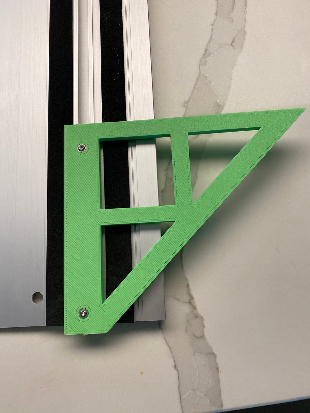 TOOLAX Large Guide Rail Square with 45 & 90 Degree Stops to fit Festool Rail