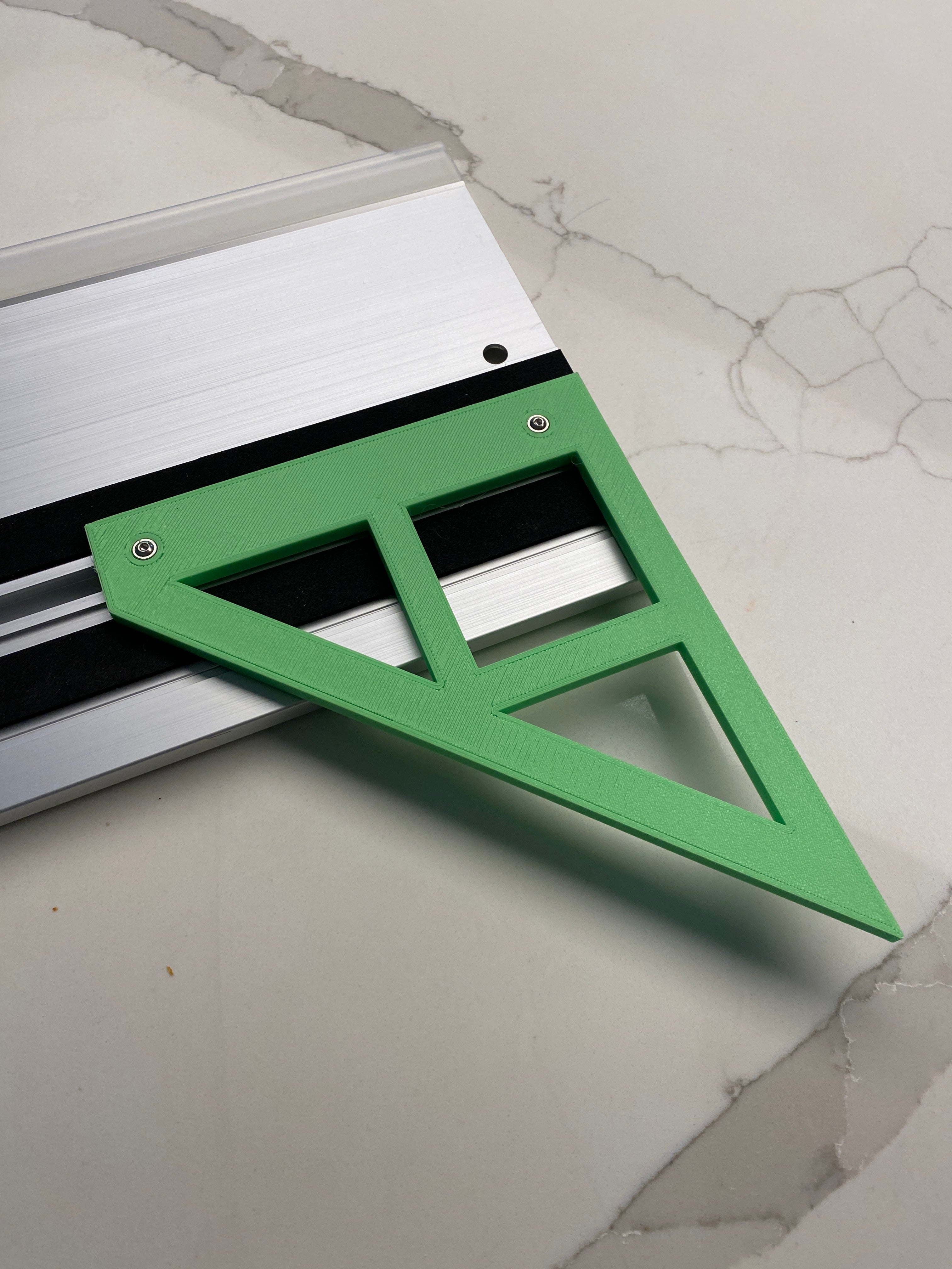 TOOLAX Large Guide Rail Square with 45 & 90 Degree Stops to fit Festool Rail