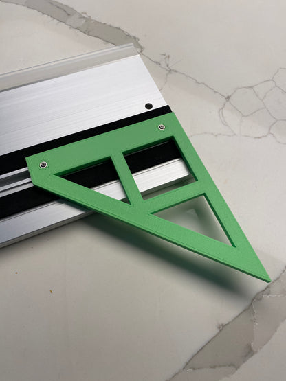 TOOLAX Large Guide Rail Square with 45 & 90 Degree Stops to fit Festool Rail