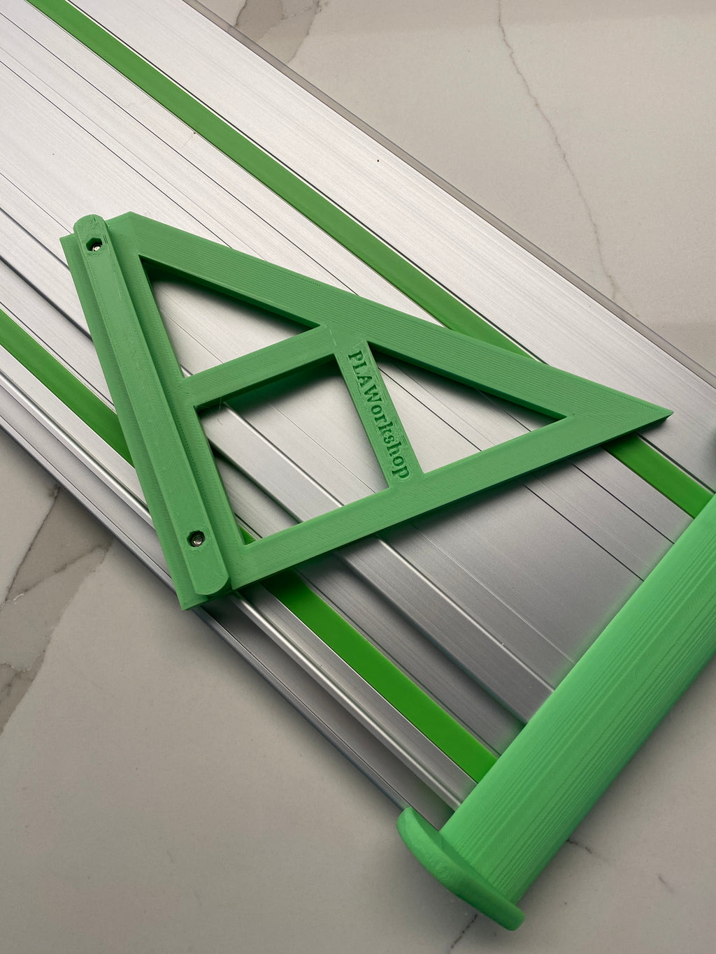 TOOLAX Large Guide Rail Square with 45 & 90 Degree Stops to fit Festool Rail
