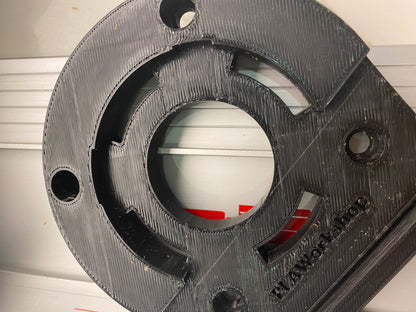 Dewalt Router DCW600 DWP611 Plunge Base Guide Rail Adapter to Mafell Bosch Track