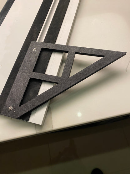 TOOLAX Large Guide Rail Square with 45 & 90 Degree Stops to fit Makita Rail