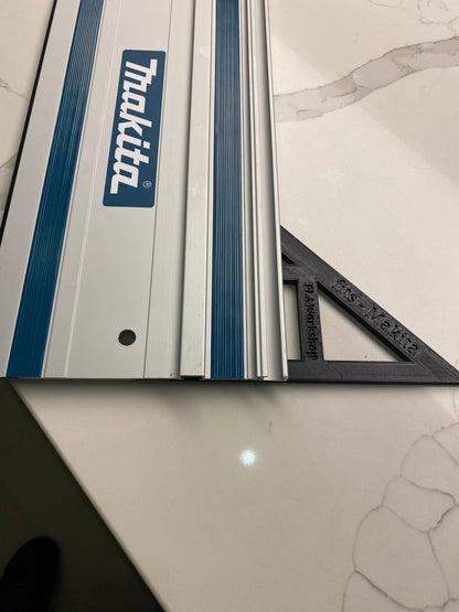 TOOLAX Large Guide Rail Square with 45 & 90 Degree Stops to fit Makita Rail