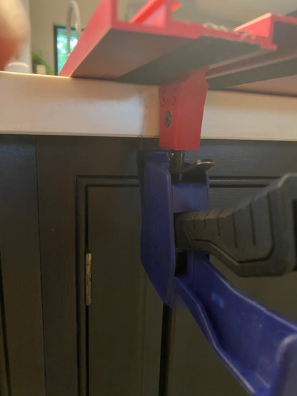 TOOLAX 2-Pack Adaptor for Milwaukee Guide Rail Clamps – Fits Irwin Quick-Grip and Similar Clamps