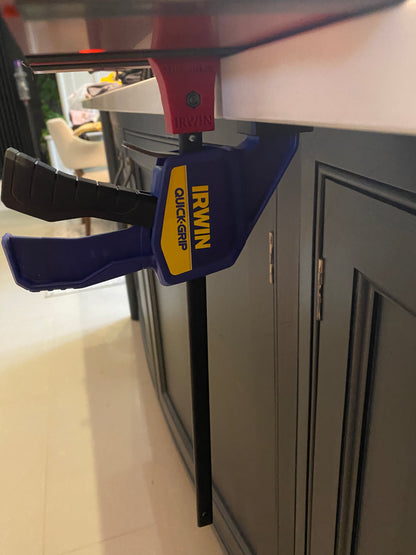 TOOLAX 2-Pack Adaptor for Milwaukee Guide Rail Clamps – Fits Irwin Quick-Grip and Similar Clamps