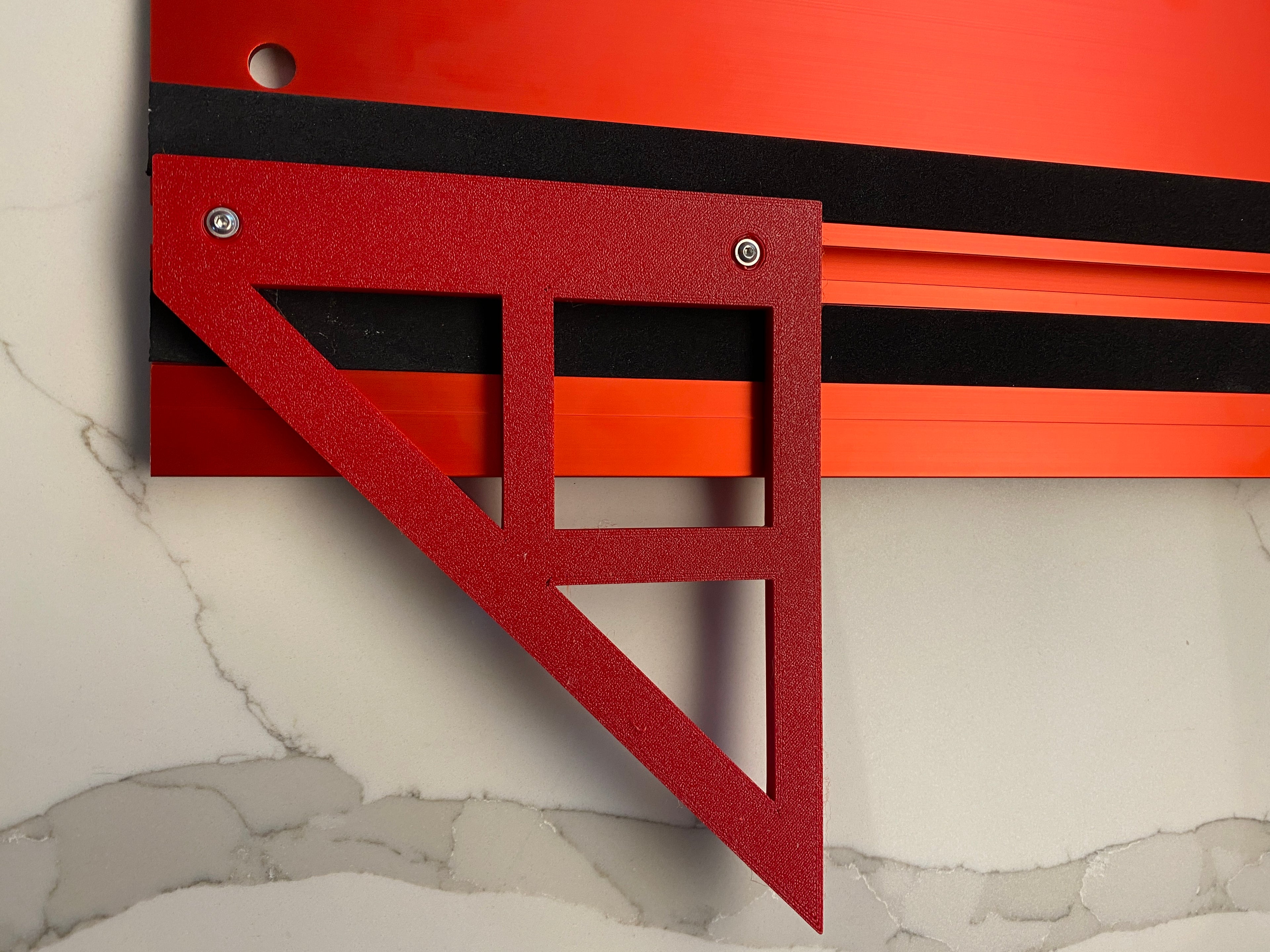 TOOLAX Large Guide Rail Square with 45 & 90 Degree Stops to fit Milwaukee Rail