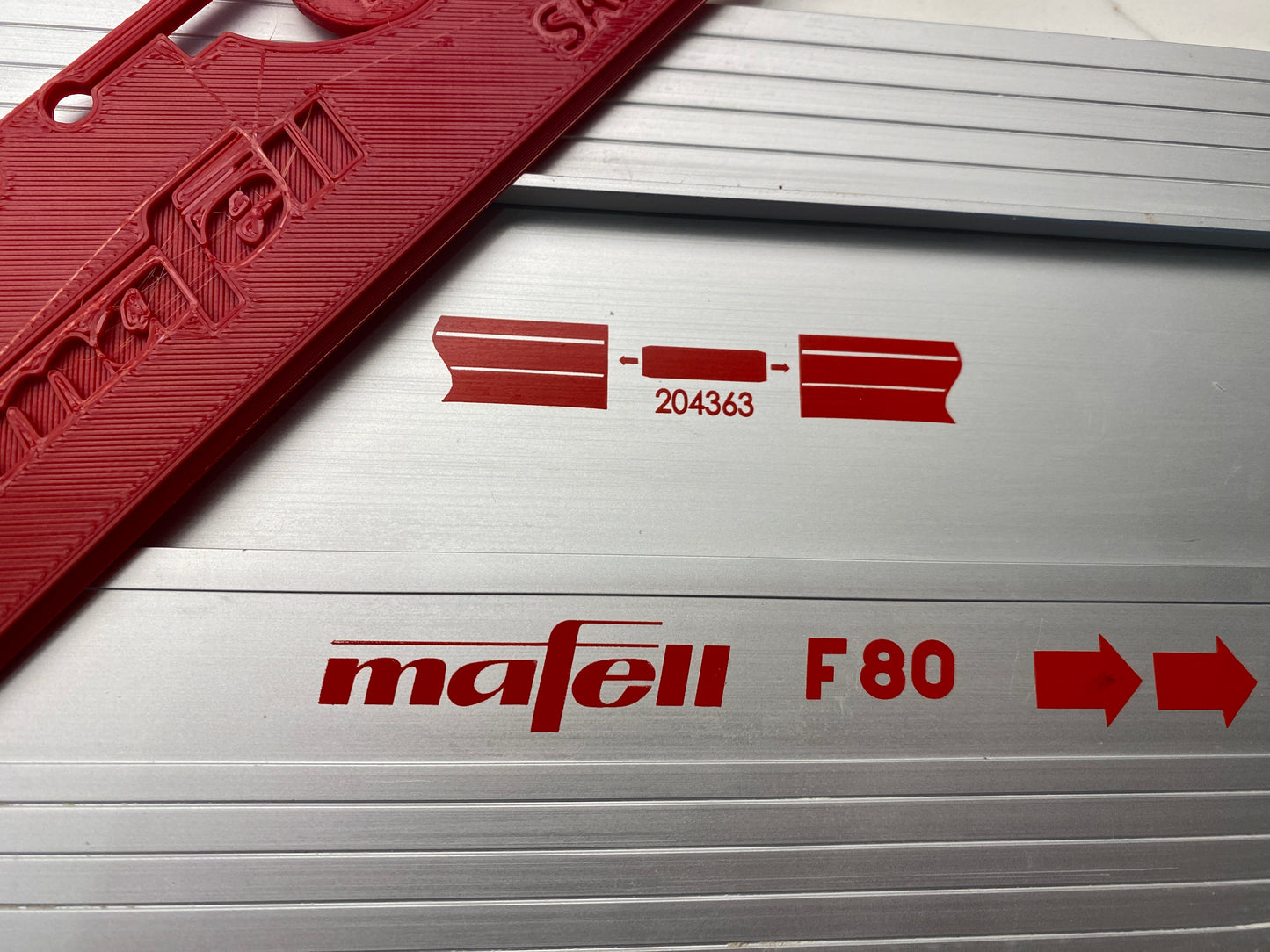 Mafell F-SV F VS guide rail connector - Fast, Precise and Secure