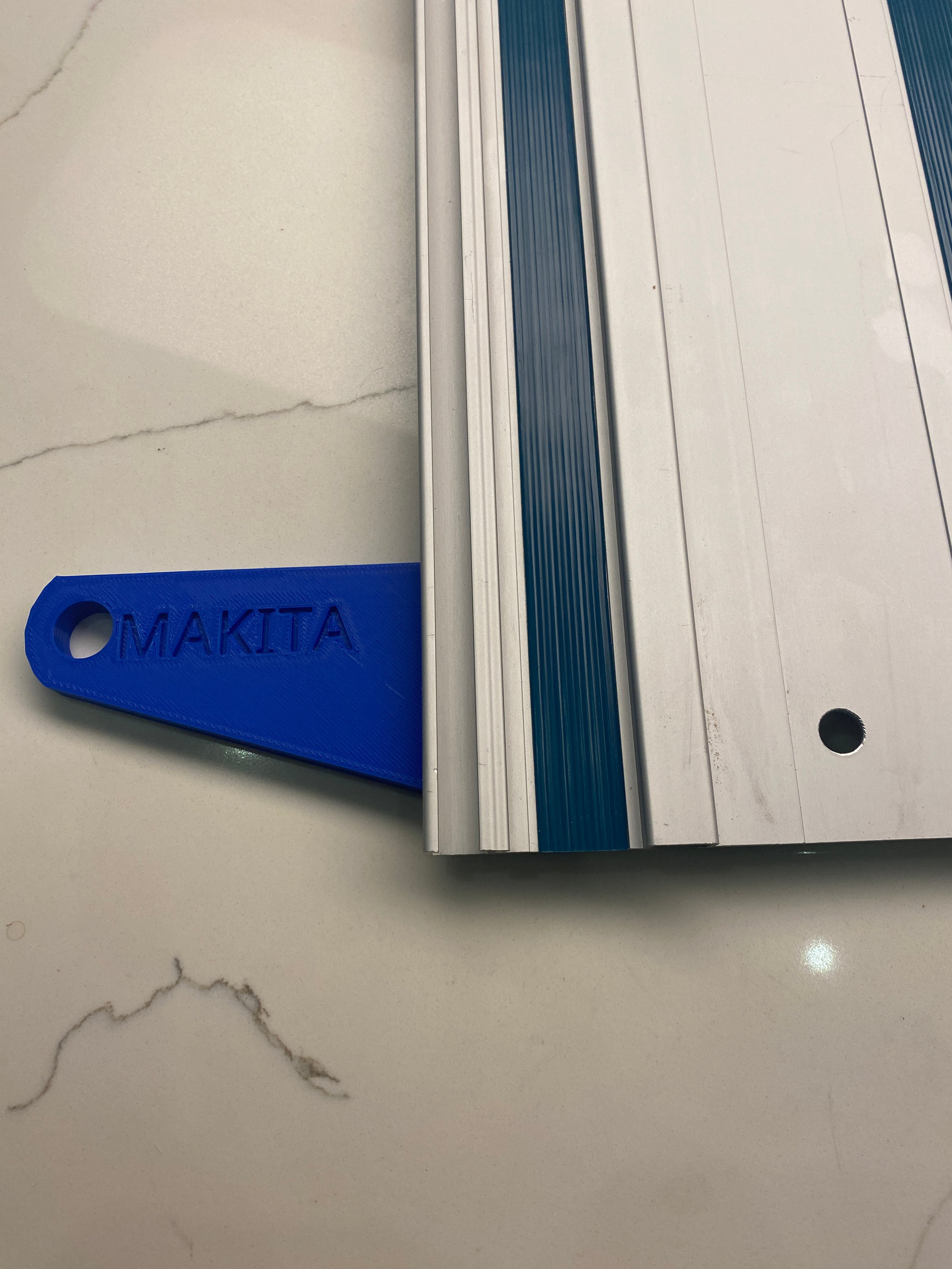 Makita 90 degree Angle Stop for Track saw guide rail Square