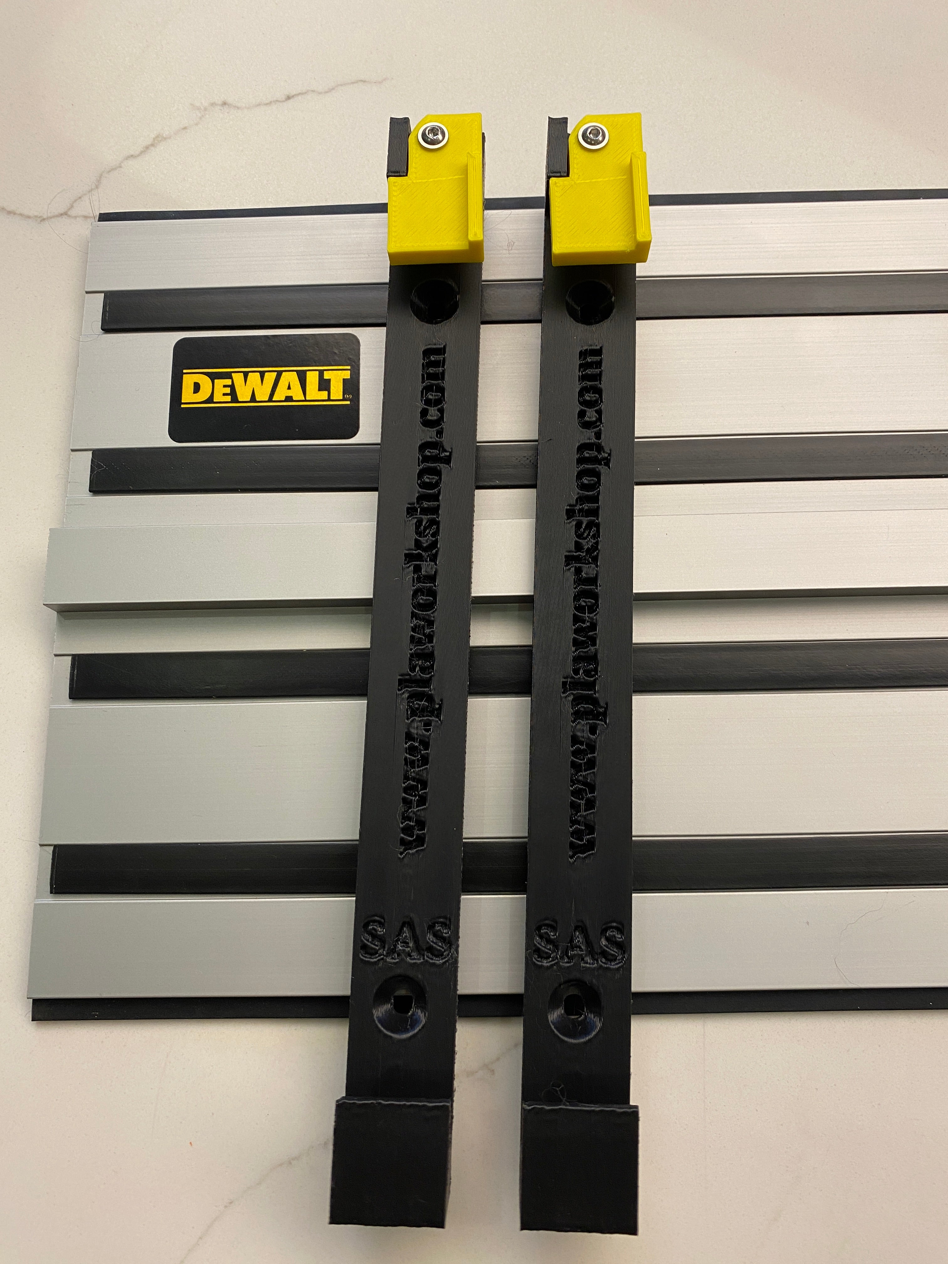 TOOLAX Guide Rail Track Rack / Track Saw Wall Mounting Brackets. 1 PAIR