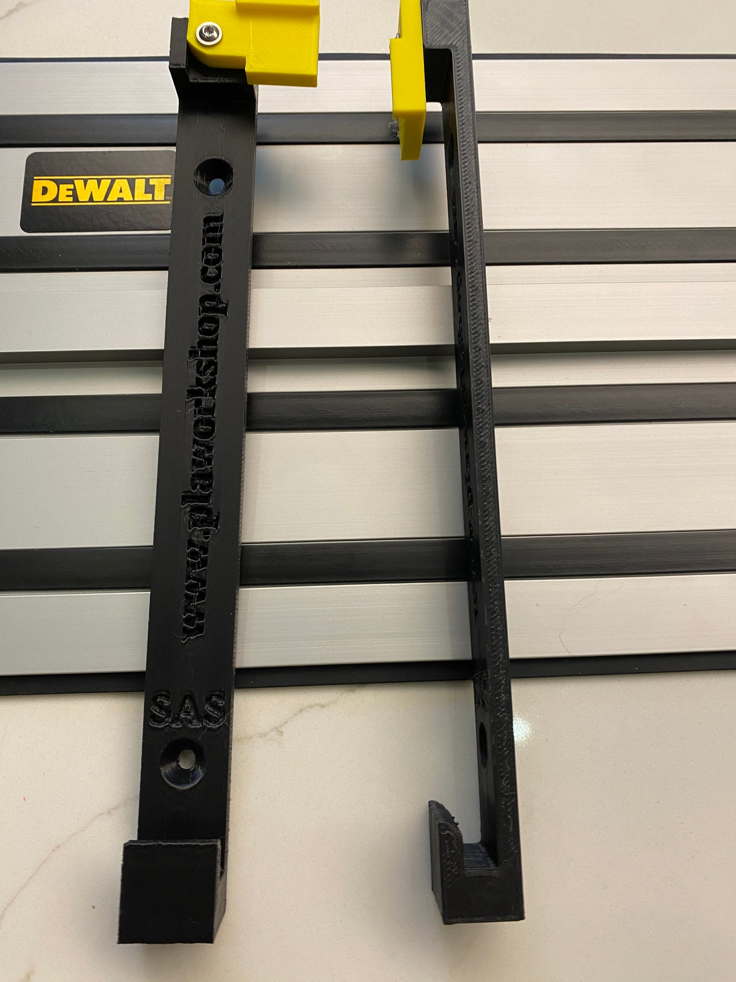 Dewalt Guide Rail Track Rack / Track Saw Wall Mounting Brackets. 1 PAIR