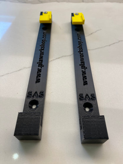 Dewalt Guide Rail Track Rack / Track Saw Wall Mounting Brackets. 5 individual ones