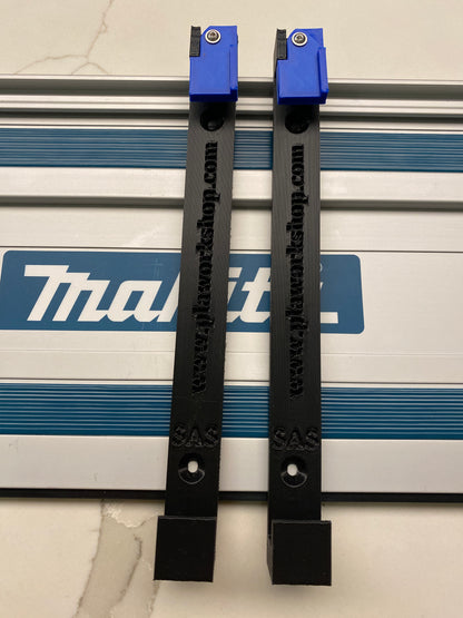 Makita Guide Rail Track Rack / Track Saw Wall Mounting Brackets. 1 PAIR