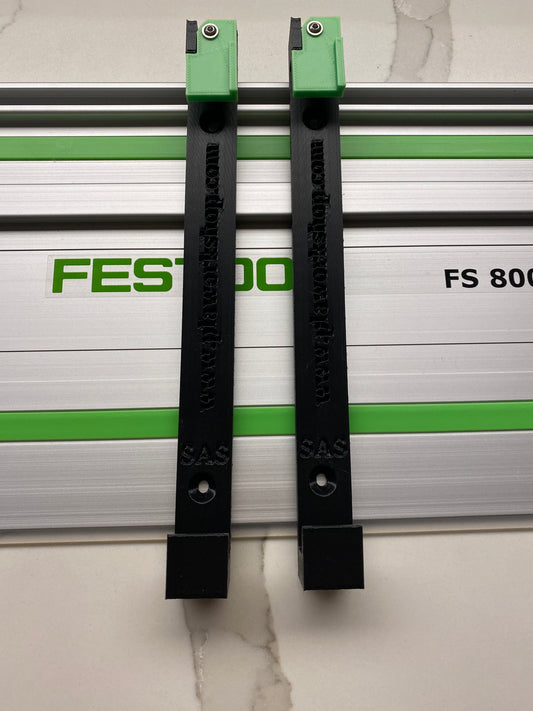 Festool Guide Rail Track Rack / Track Saw Wall Mounting Brackets. 1 PAIR