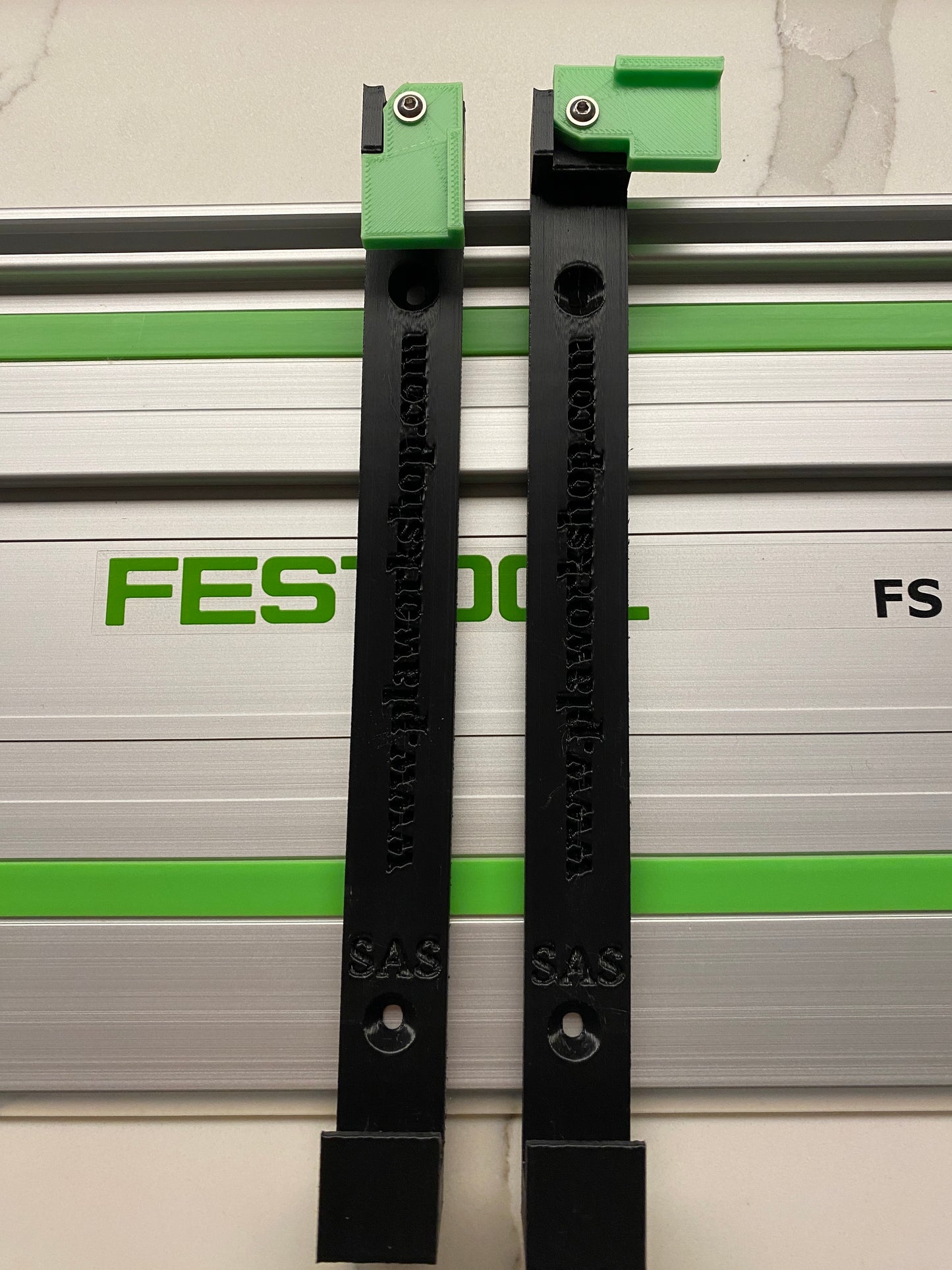 Festool Guide Rail Track Rack / Track Saw Wall Mounting Brackets. 1 PAIR