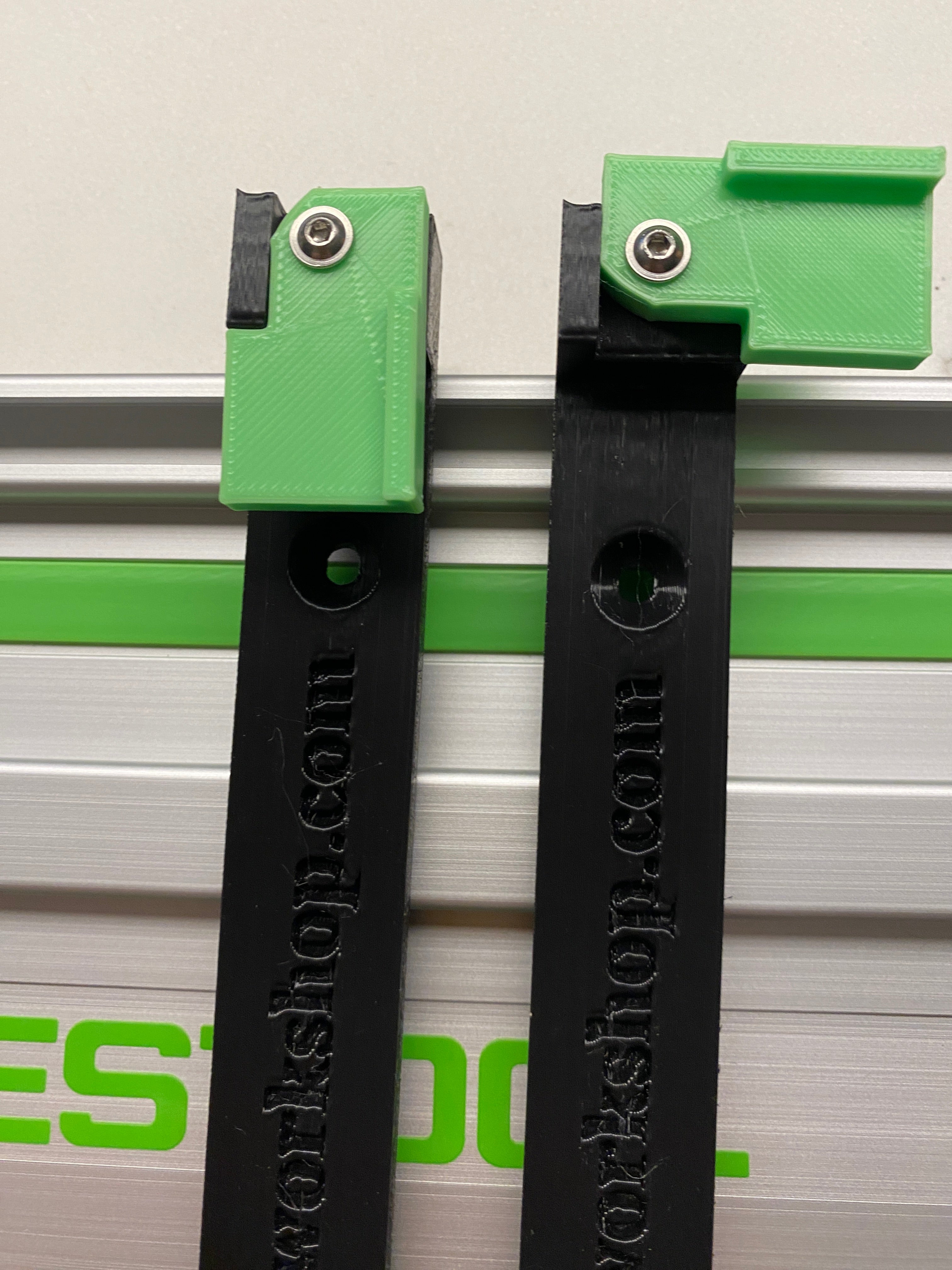 Festool Guide Rail Track Rack / Track Saw Wall Mounting Brackets. 1 PAIR