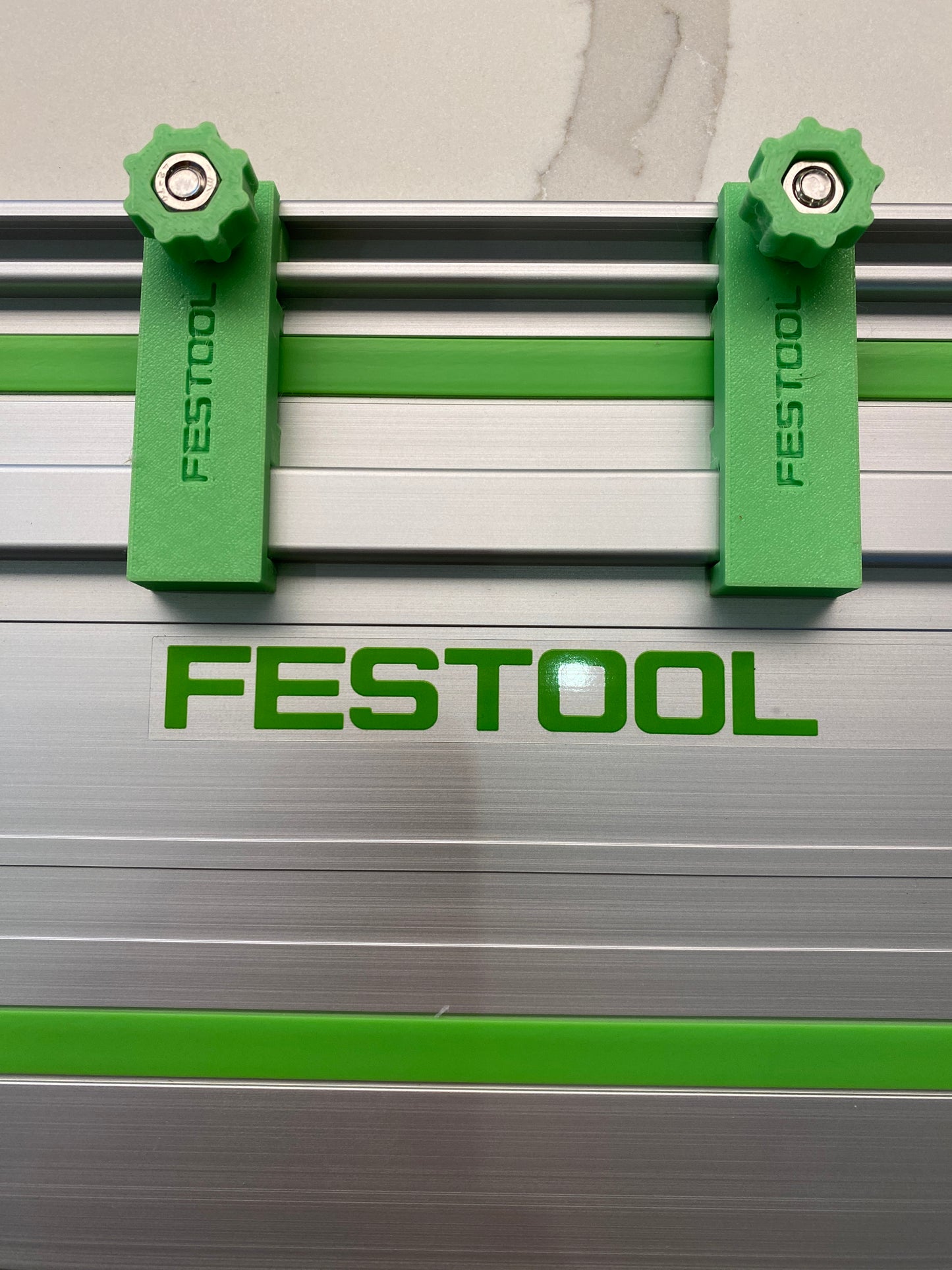 Plunge Stops /Guide Rail Stops / Track Limits / Anti Kickback /  Repetitive Cuts 1 PAIR to fit Festool Guide Rail