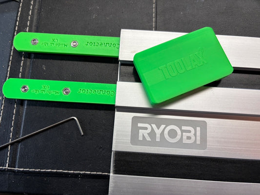 1 Set of Ryobi Guide Rail Connector Joining Bar - Fast, Precise & Secure
