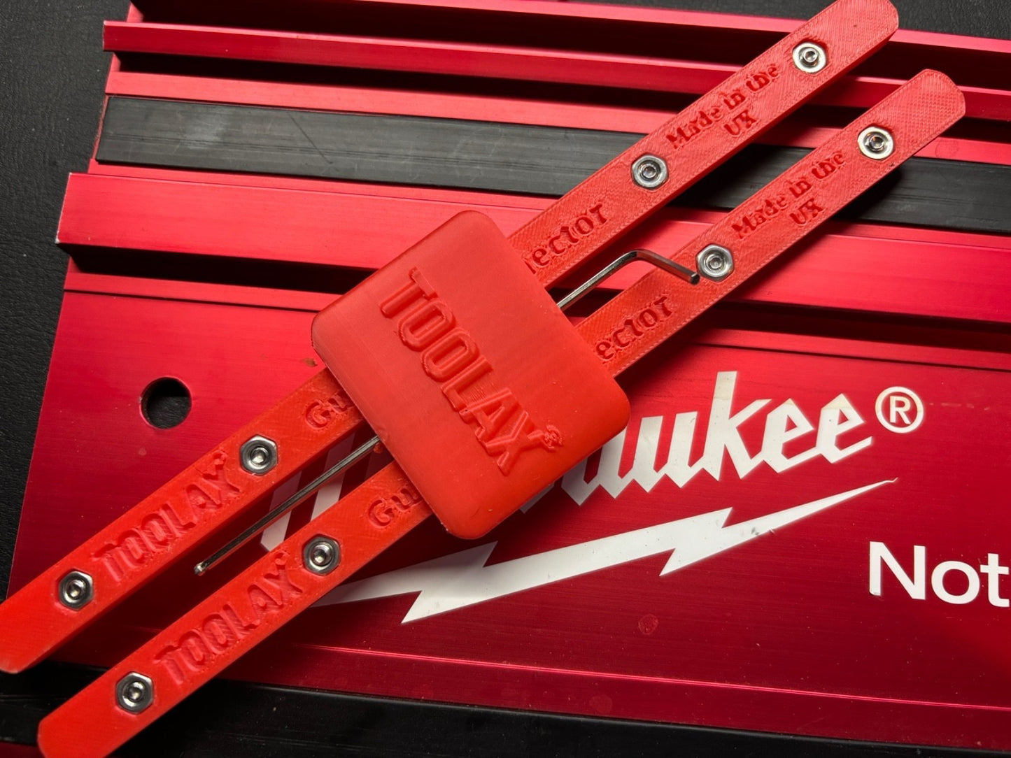 1 Set of Milwaukee Guide Rail Connector Joining Bar - Fast, Precise & Secure