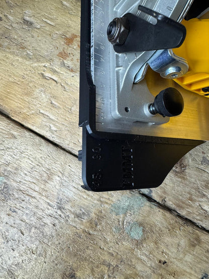 TOOLAX Guide Rail Adapter Base – Cut Perfect 45° & 90° Angles compatible with Dewalt Circular Saws DCS570, DWE575, DCS575, DCS578, DCS573 – Fits Triton Guide Rail