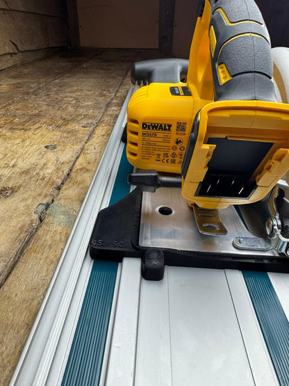 TOOLAX Guide Rail Adapter Base – Cut Perfect 45° & 90° Angles compatible with Dewalt Circular Saws DCS570, DWE575, DCS575, DCS578, DCS573 – Fits Makita Guide Rail