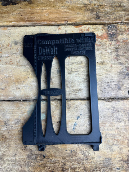 TOOLAX Guide Rail Adapter Base – Cut Perfect 45° & 90° Angles compatible with Dewalt Circular Saws DCS570, DWE575, DCS575, DCS578, DCS573 – Fits Metabo Guide Rail