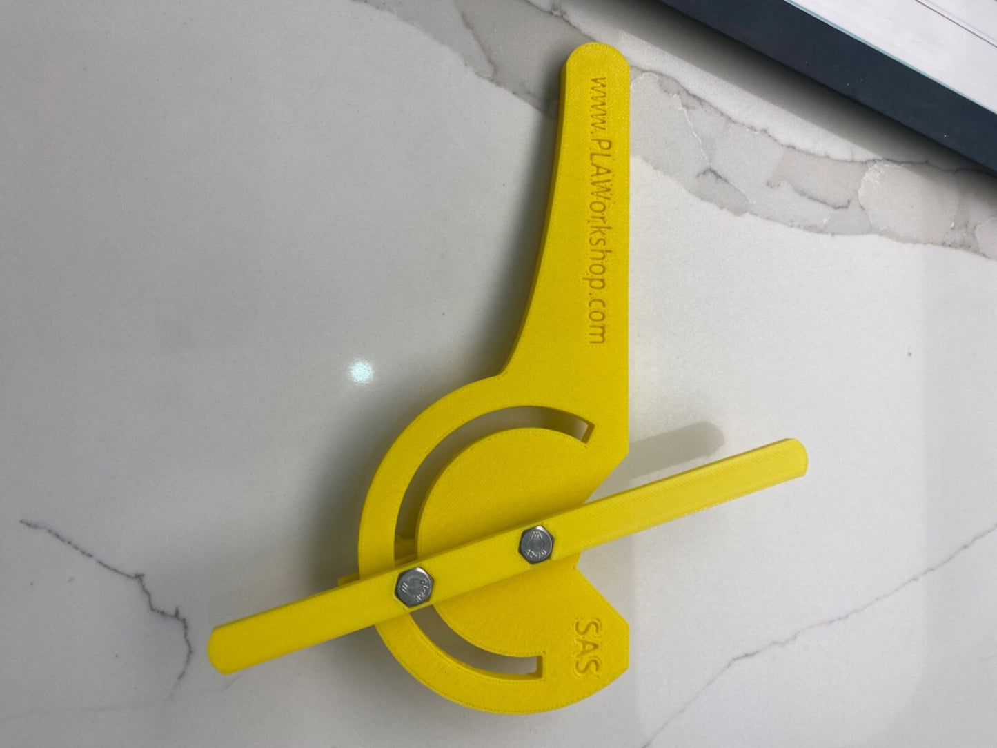 TOOLAX Fully Adjustable Angle Fence Attachment compatible with Dewalt Guide Rail