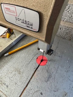 TOOLAX Bandsaw Table Insert – Fits Burgess BBS 20 mk 2 Bandsaw