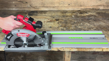 TOOLAX adaptor for Milwaukee M18 CCS66 Adaptor base / Skid plate for Circular Saw to fit Festool Guide rail