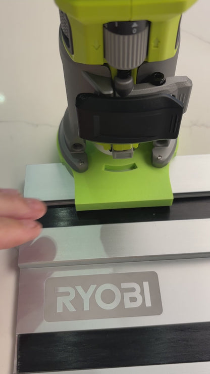 Ryobi RTR18 RTR18C R18TR P601 Plunge Base Guide Rail Adaptor to Ryobi Guide Track