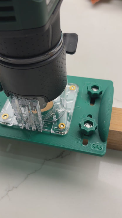 18V-8 Advanced Trim Router Base Jig compatible with Bosch