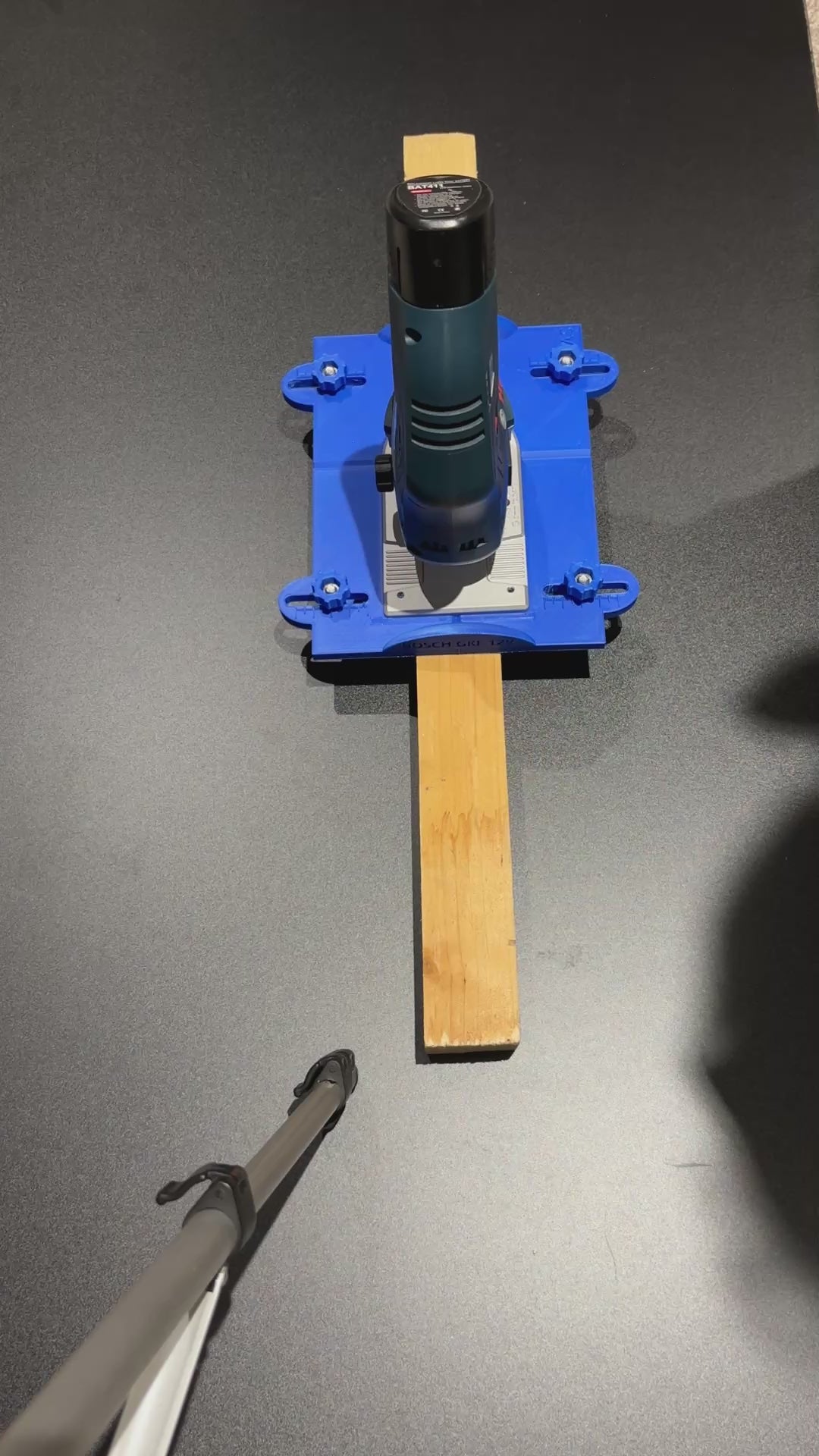 BOSCH GKF 12V - 8 Router base jig for making mortises / slot mortises / grooves