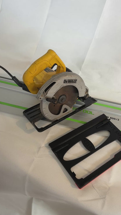 Dewalt DWE550 Adaptor base / Skid plate for Circular Saw to fit Festool Guide rail