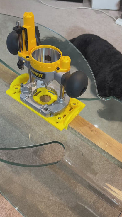 Dewalt DNP612 / DCW600 / DCW611 Router Plunge Base Jig for making mortises / slot mortises / grooves