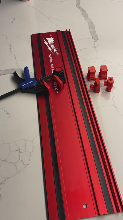 Milwaukee track saw guide rail clamp adaptor feet - to fit WORKPRO Quick Clamp