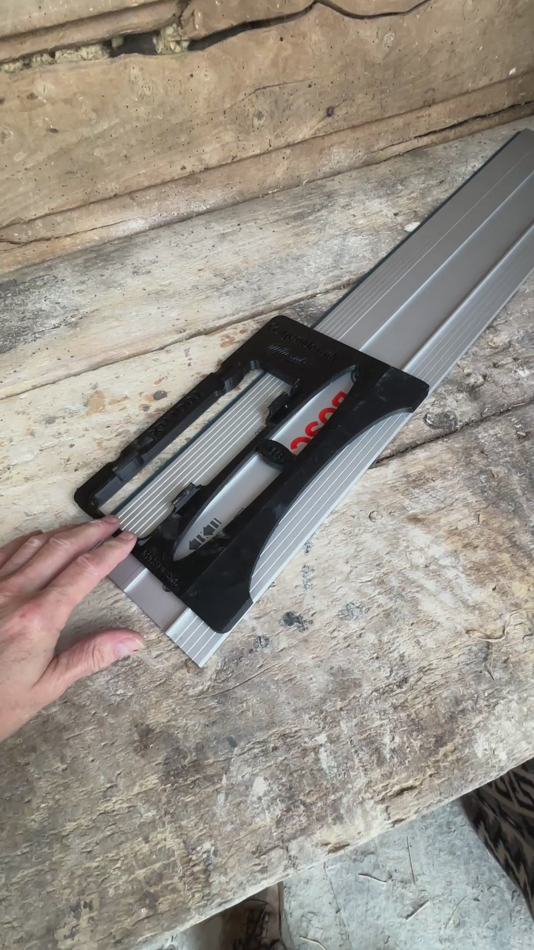 Milwaukee M18 CCS55 Adaptor base / Skid plate for Circular Saw to fit Bosch Guide rail