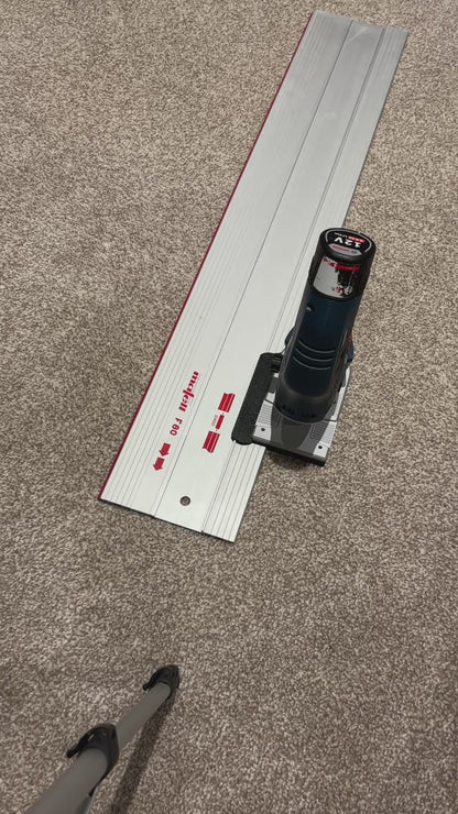 Bosch GKF 12V-8 Cordless Edge Trim Router Base Guide Rail Adapter to Mafell Track / Guide Rail