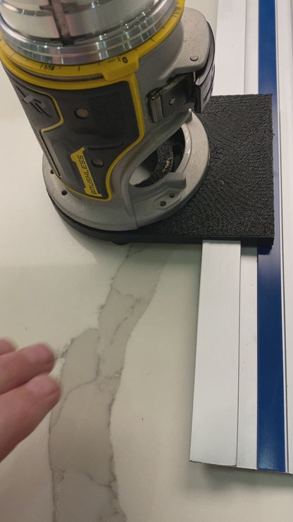 Dewalt DCW600 DWP601 Plunge Base Guide Rail Adaptor to Scheppach Guide Track