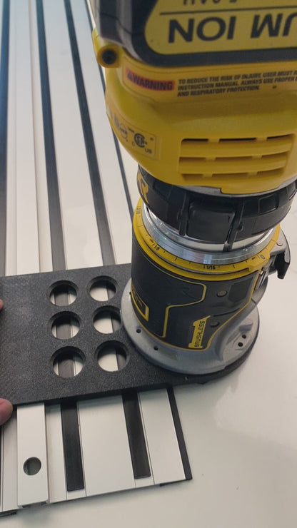 Dewalt Router DCW600 DWP611 Plunge Base Guide Rail Adapter for Dewalt guide rail