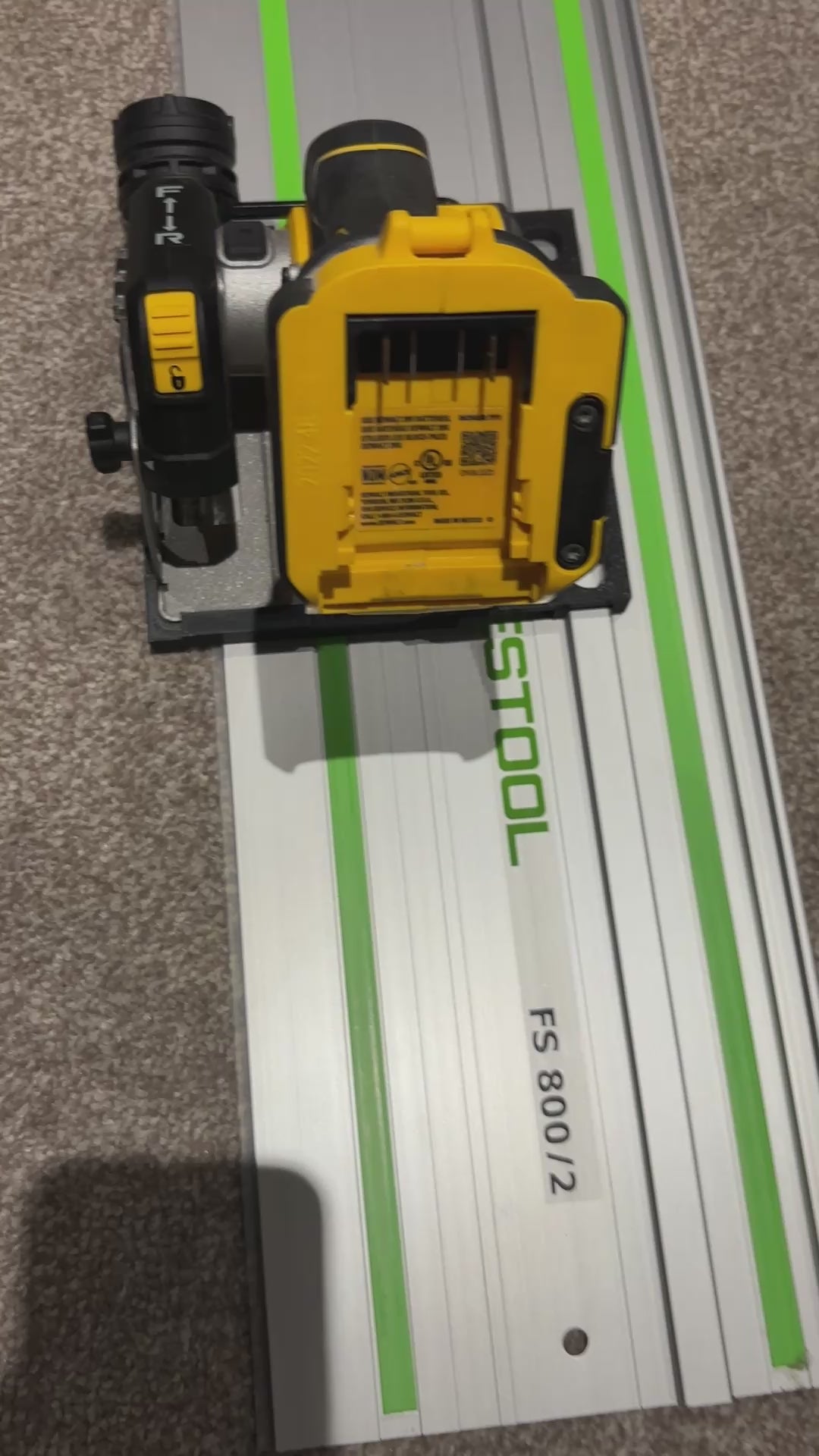 Dewalt DCS438 Adaptor base / Skid plate for Circular Saw to fit Festool Guide rail