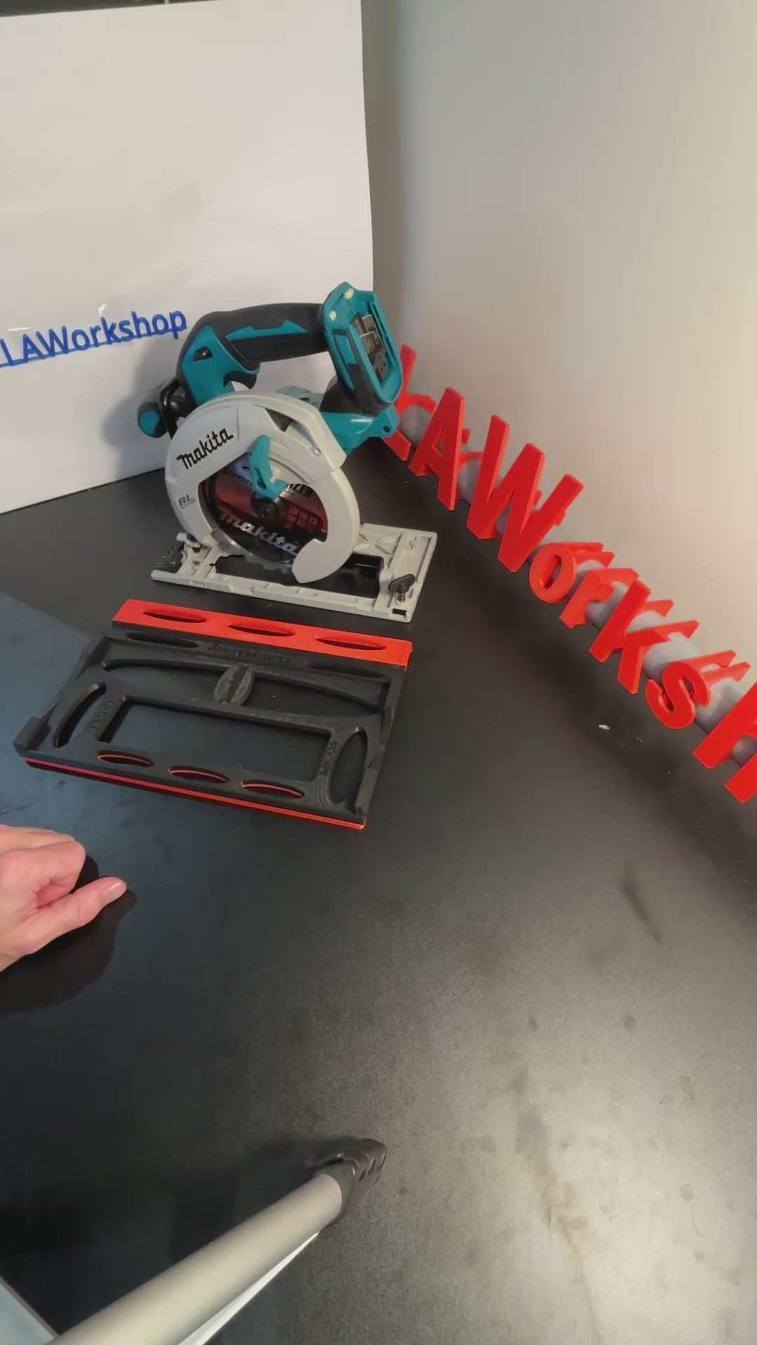 Makita DHS680 / XSH03ZAdaptor base / Skid plate for Circular Saw to fit Milwaukee Guide rail