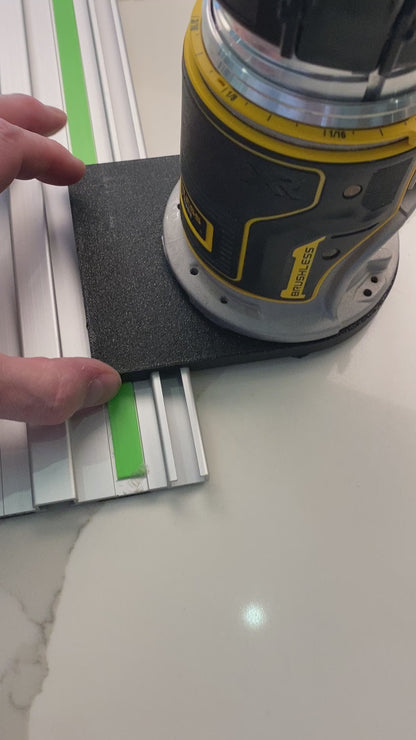 Dewalt Router DCW600 DWP611 Plunge Base Guide Rail Adapter to Festool Track