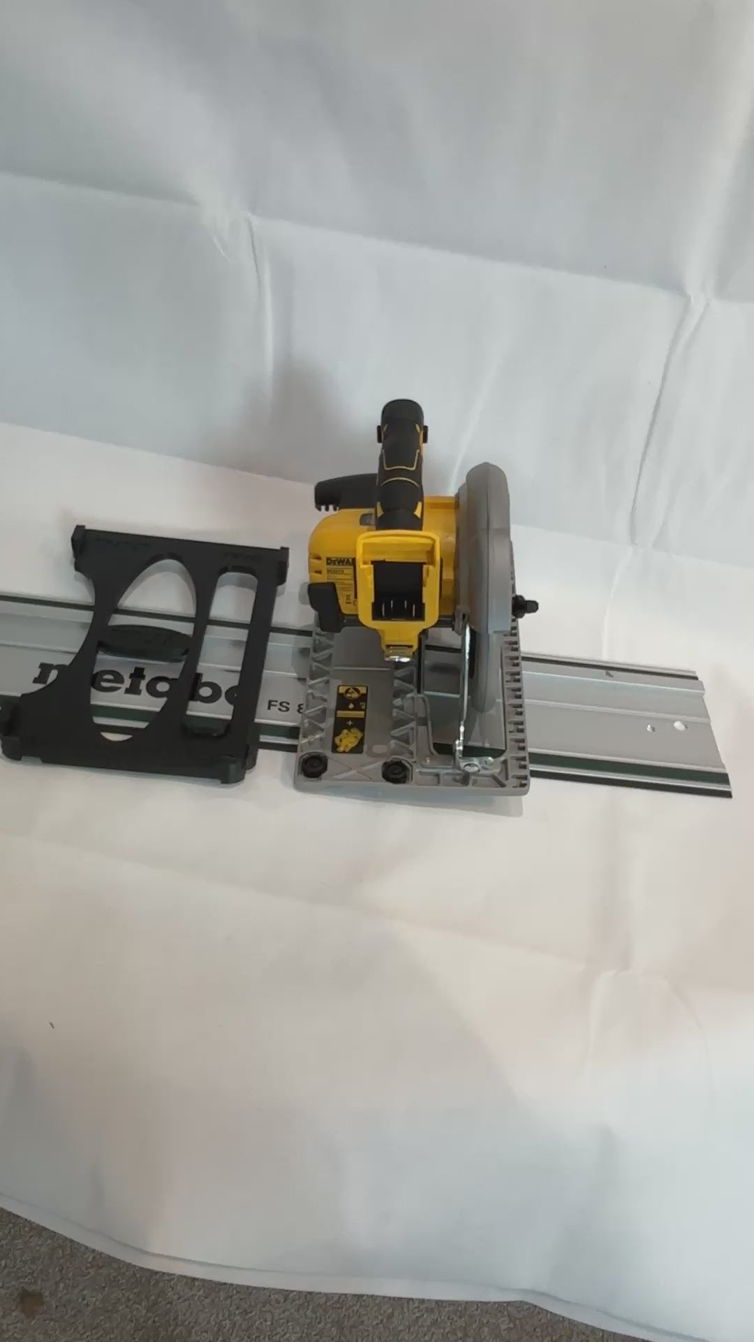 Dewalt DCS572 Adaptor base / Skid plate / Shoe for Circular Saw compatible with Metabo Guide rail