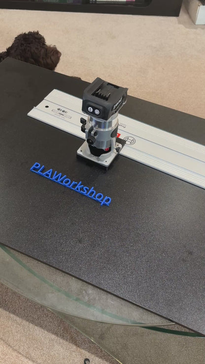 Trend T18S / R 14B Trim Router Guide Rail Adapter to Bosch Track / Guide Rail