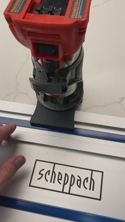 Milwaukee Router M18 FUEL Plunge Base Guide Rail Adapter for Scheppach guide rail