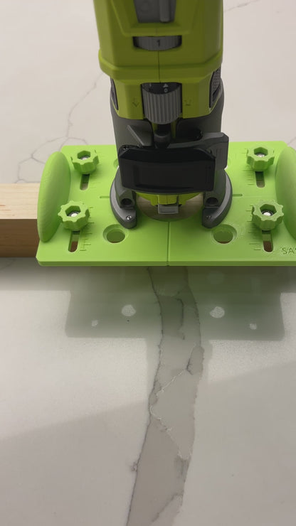 Ryobi RTR18 RTR18C R18TR P601 Router base jig for making mortises / slot mortises / grooves