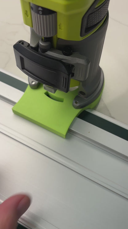 Ryobi RTR18 RTR18C R18TR P601 Plunge Base Guide Rail Adaptor to Metabo Guide Track