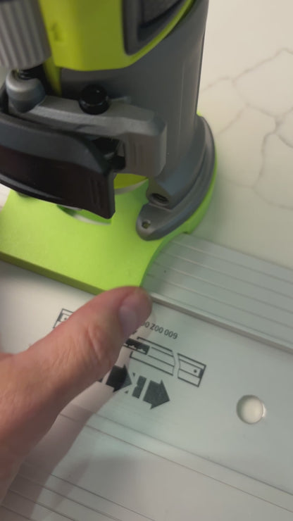 Ryobi RTR18 RTR18C R18TR P601 Plunge Base Guide Rail Adaptor to Bosch Guide Track